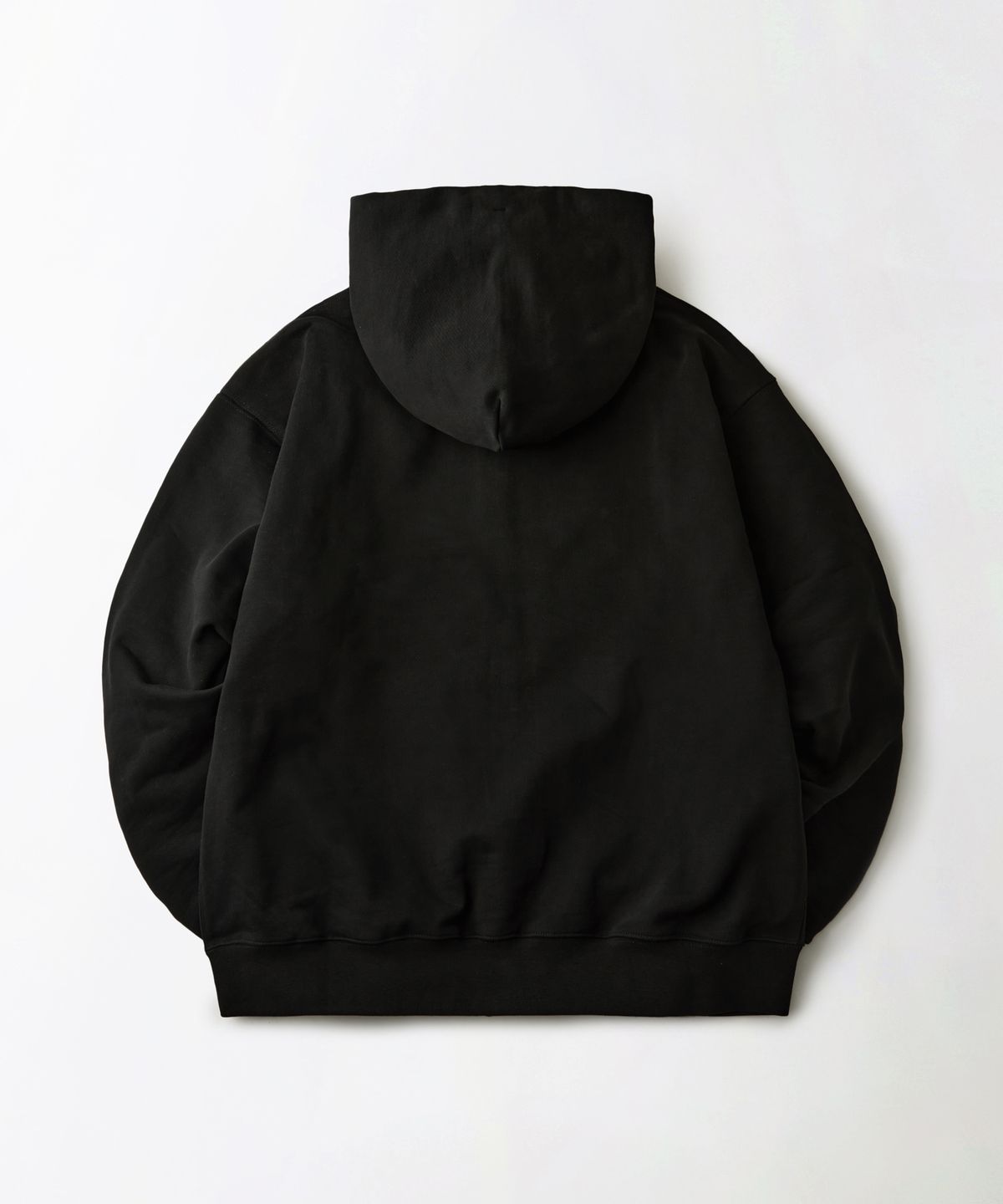 아웃스탠딩(OUTSTANDING) AUTHENTIC COMFORT HOOD ZIP SWEAT_BLACK
