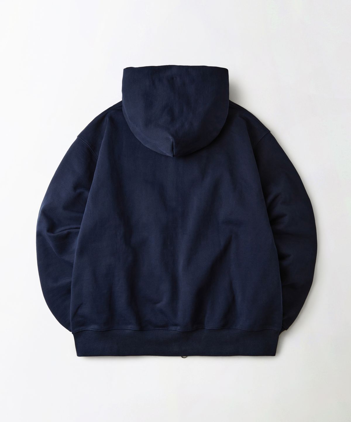 아웃스탠딩(OUTSTANDING) AUTHENTIC COMFORT HOOD ZIP SWEAT_NAVY