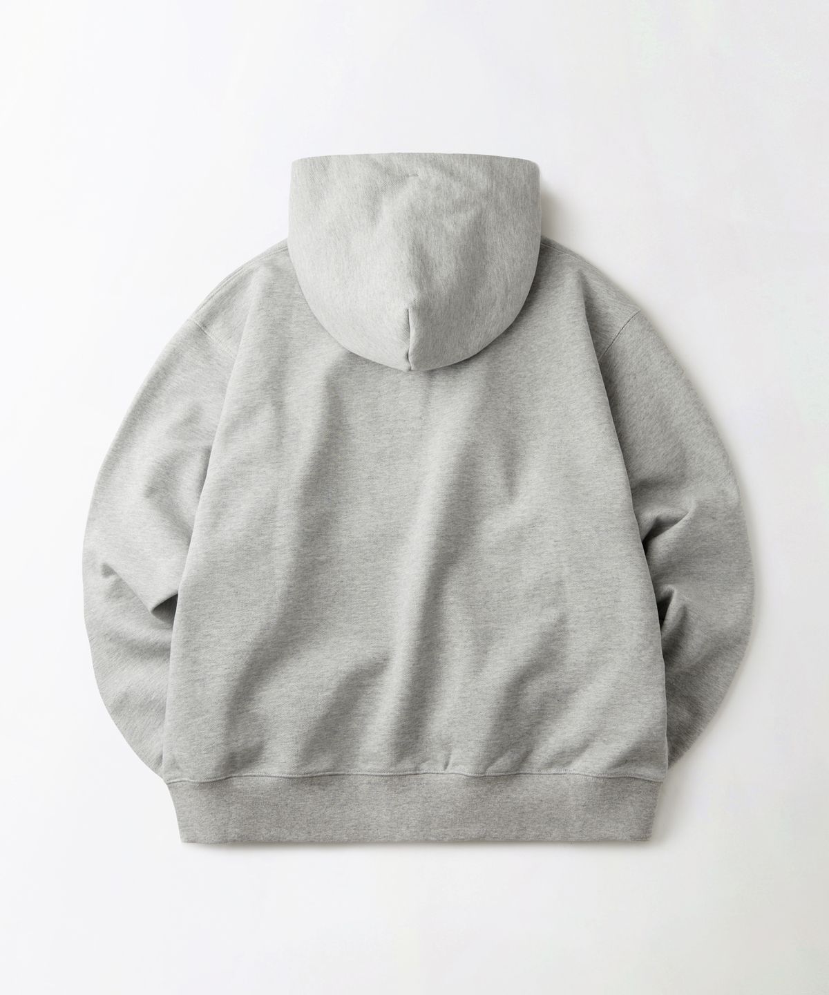 아웃스탠딩(OUTSTANDING) AUTHENTIC COMFORT HOOD ZIP SWEAT_3%MELANGE GRAY