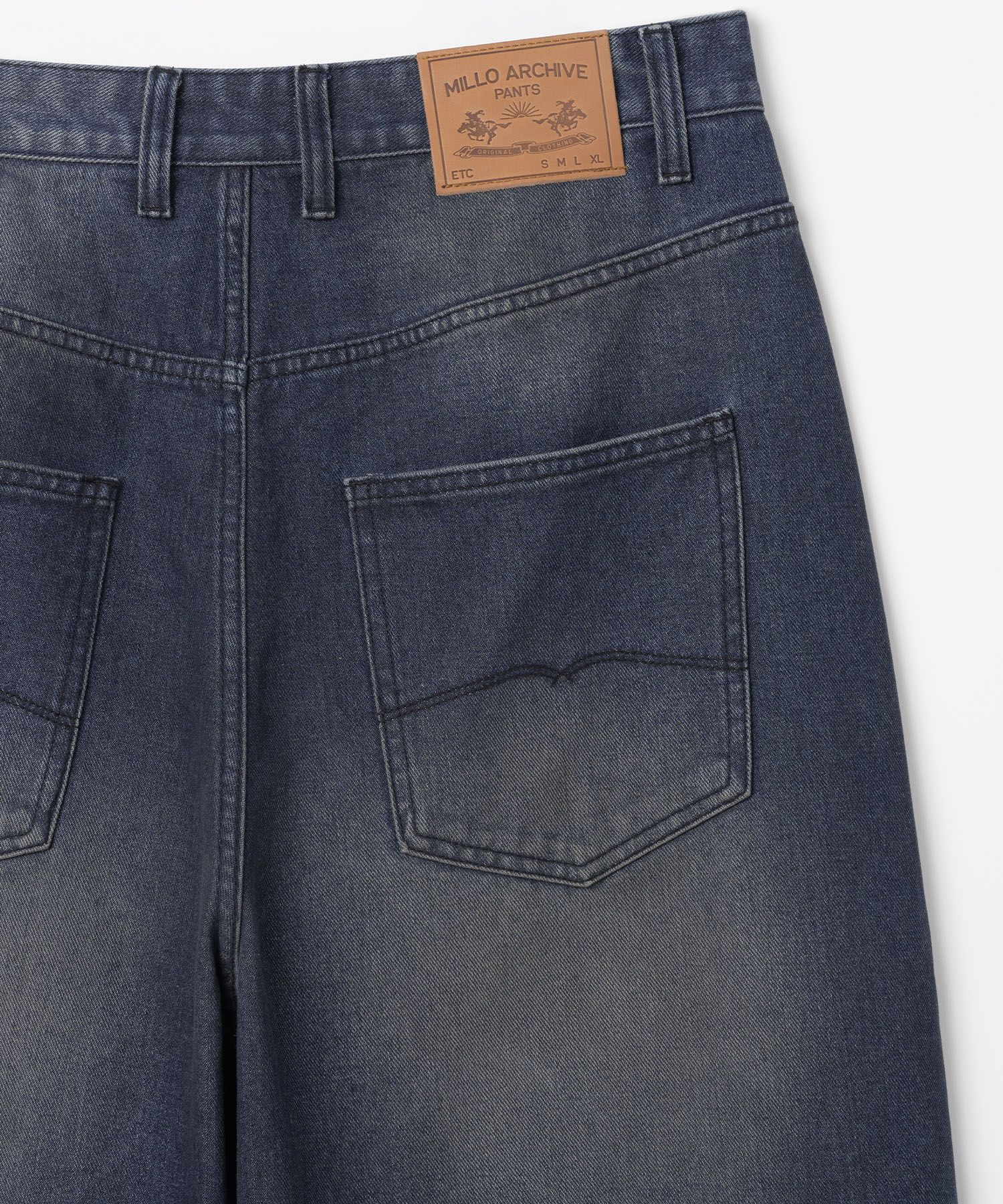 MUSINSA公式 | MILLO ARCHIVE Loose Straight Denim Pants [Fade