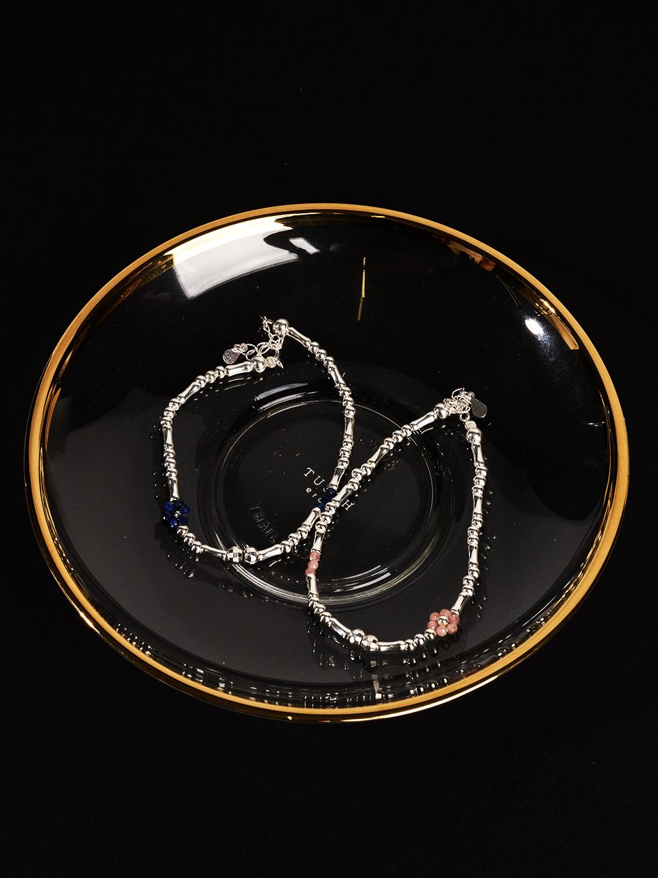 MUSINSA | HEI [sv925] crystal flowers bracelet