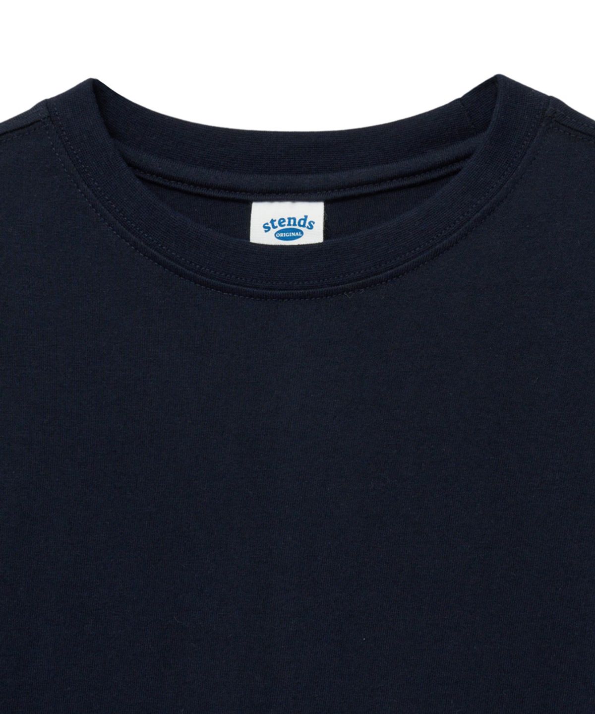 스탠즈(STENDS) [M~4XL] 헤비 롱 슬리브 티셔츠_네이비