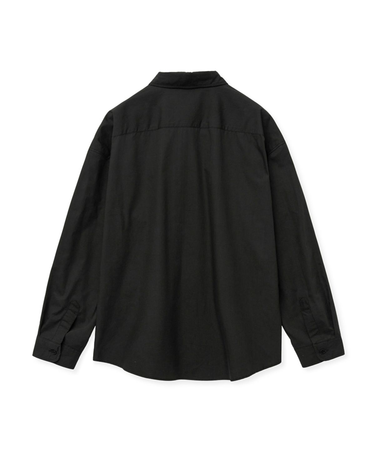 스탠즈(STENDS) [M~4XL] 플로우 코튼 셔츠_딥 차콜