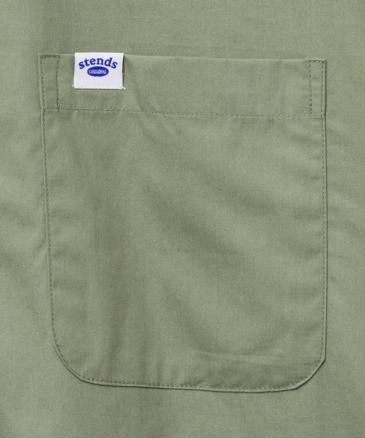 스탠즈(STENDS) [M~4XL] 플로우 코튼 셔츠_카키