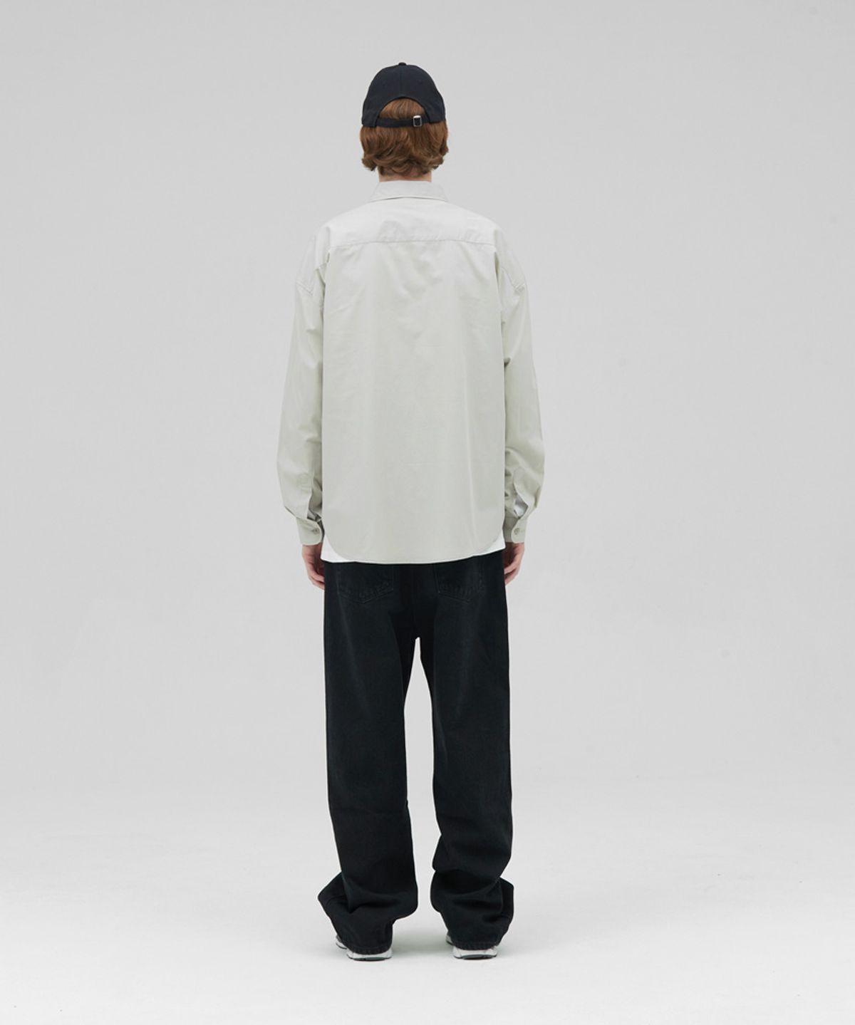스탠즈(STENDS) [M~4XL] 플로우 코튼 셔츠_베이지