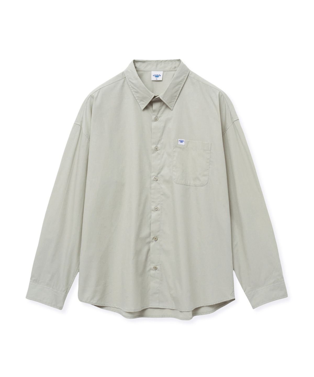 스탠즈(STENDS) [M~4XL] 플로우 코튼 셔츠_베이지