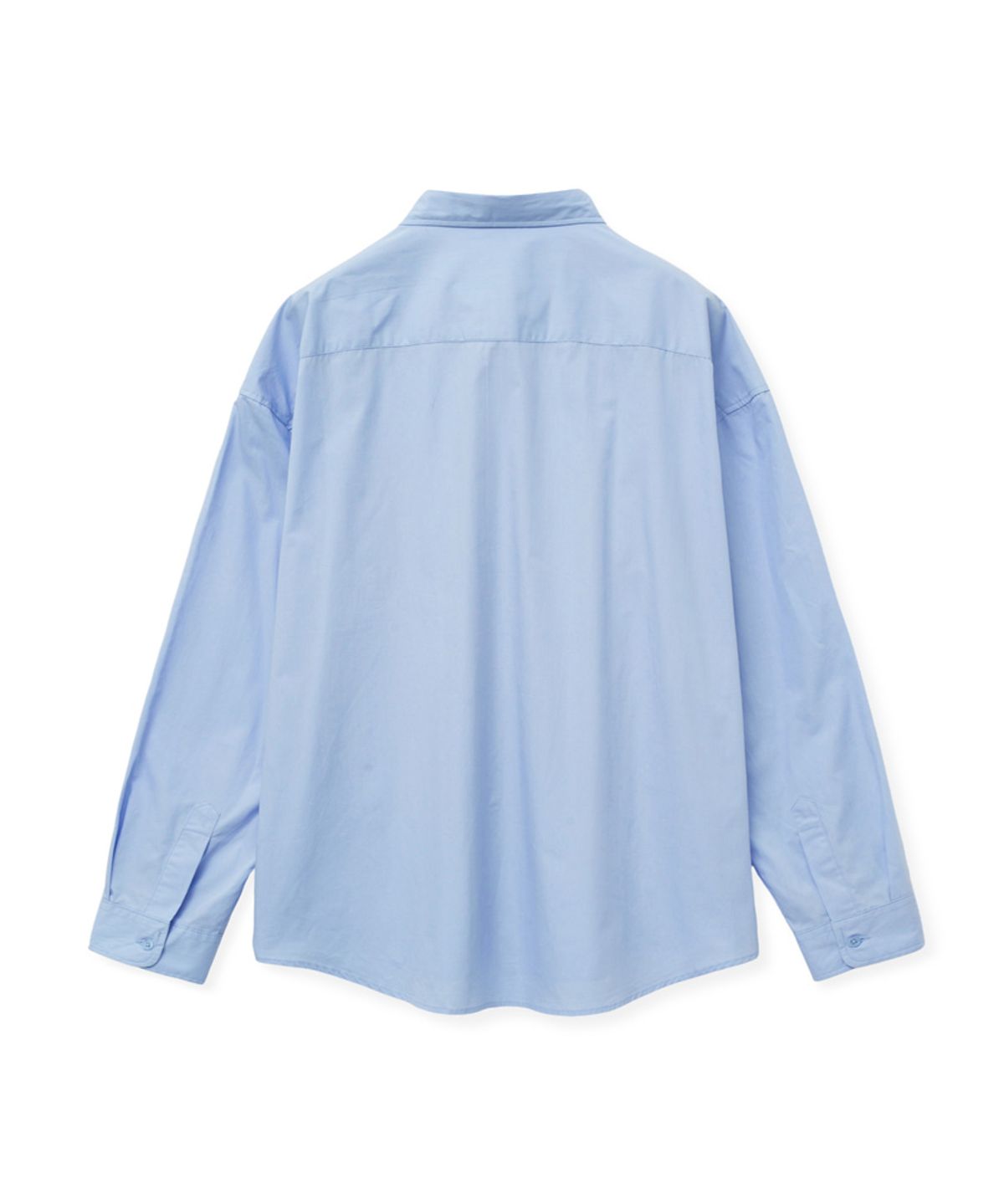 스탠즈(STENDS) [M~4XL] 플로우 코튼 셔츠_스카이 블루