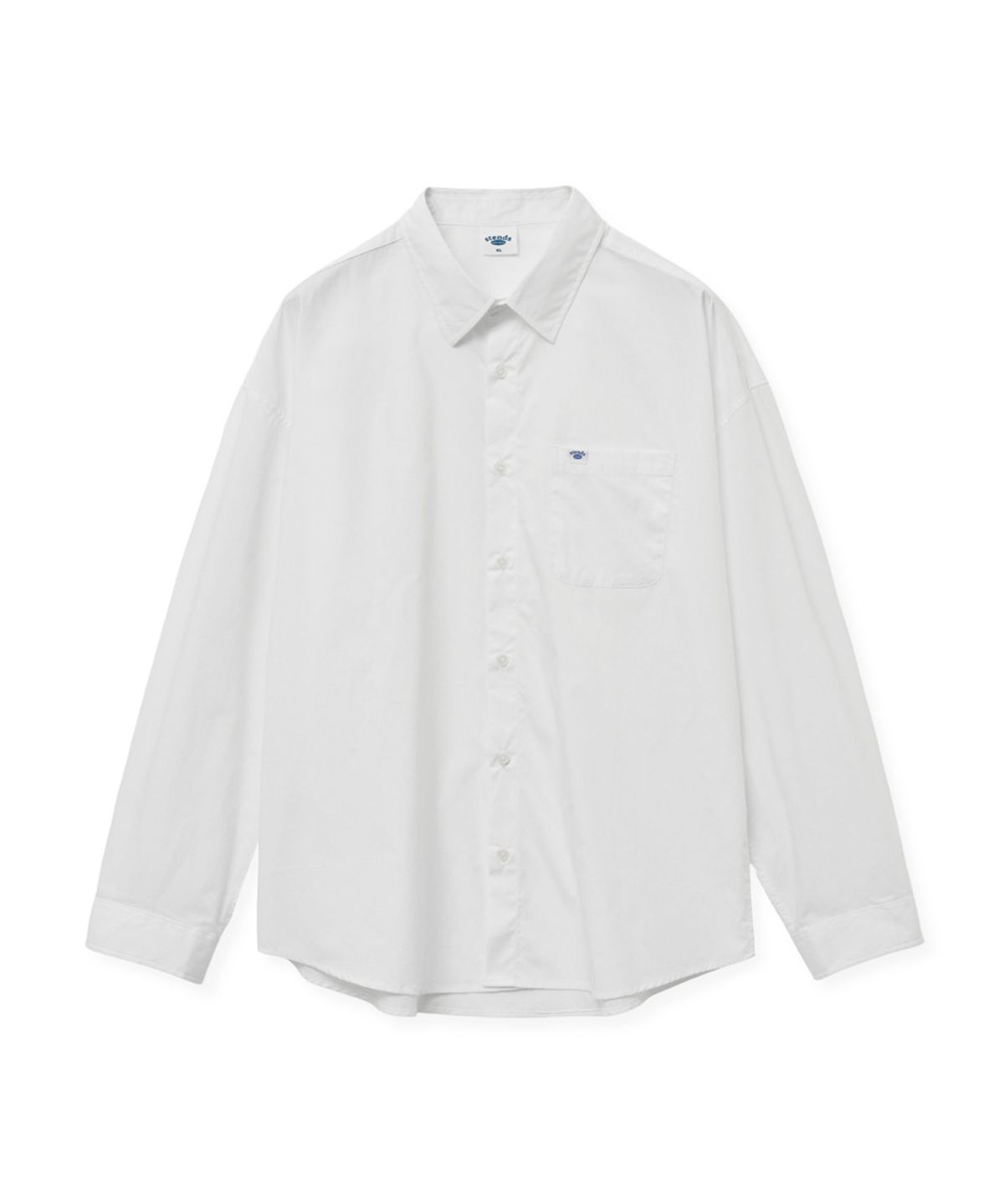 스탠즈(STENDS) [M~4XL] 플로우 코튼 셔츠_화이트