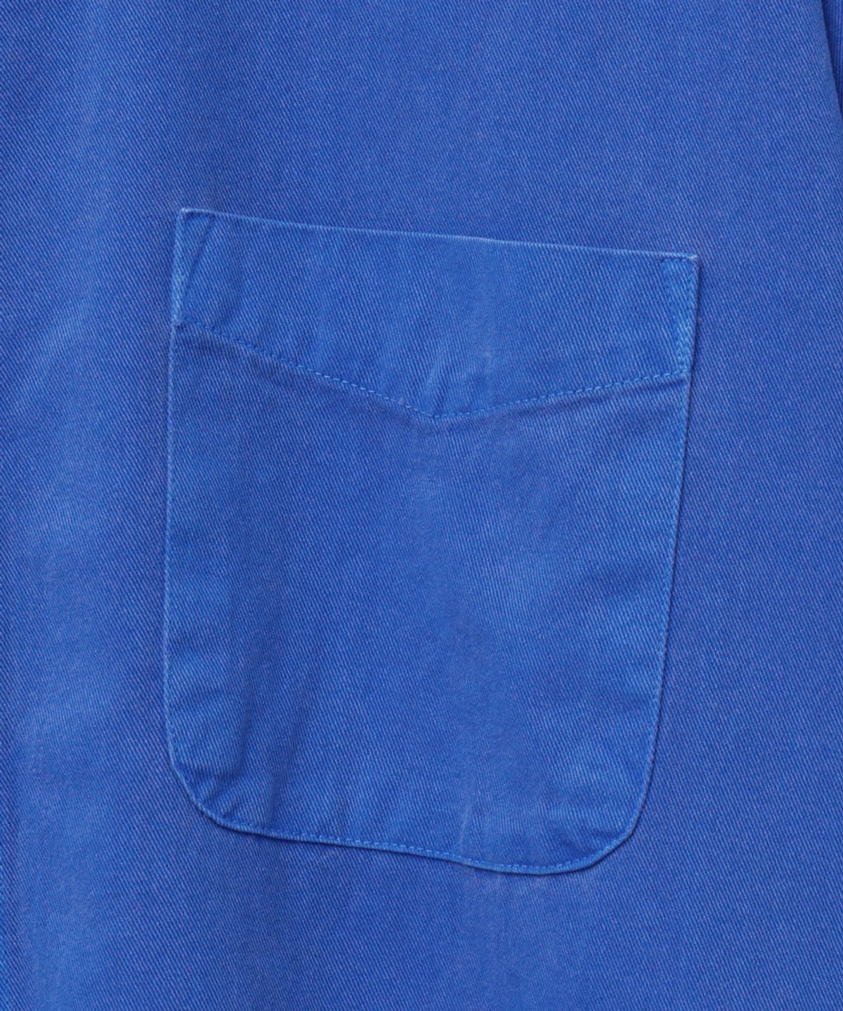 스탠즈(STENDS) [M~4XL] 피그먼트 워싱 셔츠_딥 블루