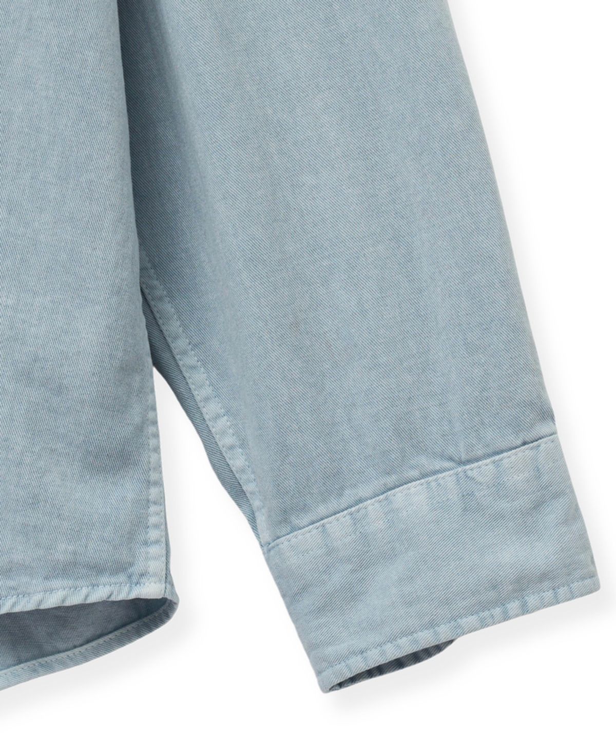 스탠즈(STENDS) [M~4XL] 피그먼트 워싱 셔츠_스카이 블루