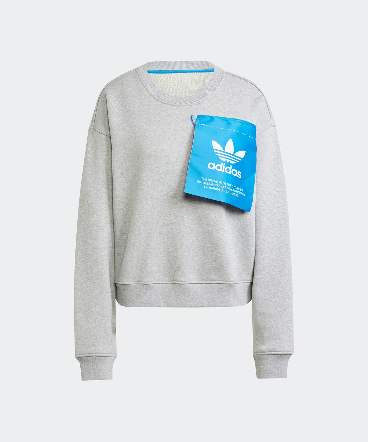 아디다스(ADIDAS) (x크세니아) 라벨 스웨트셔츠 - 그레이 / IW5666