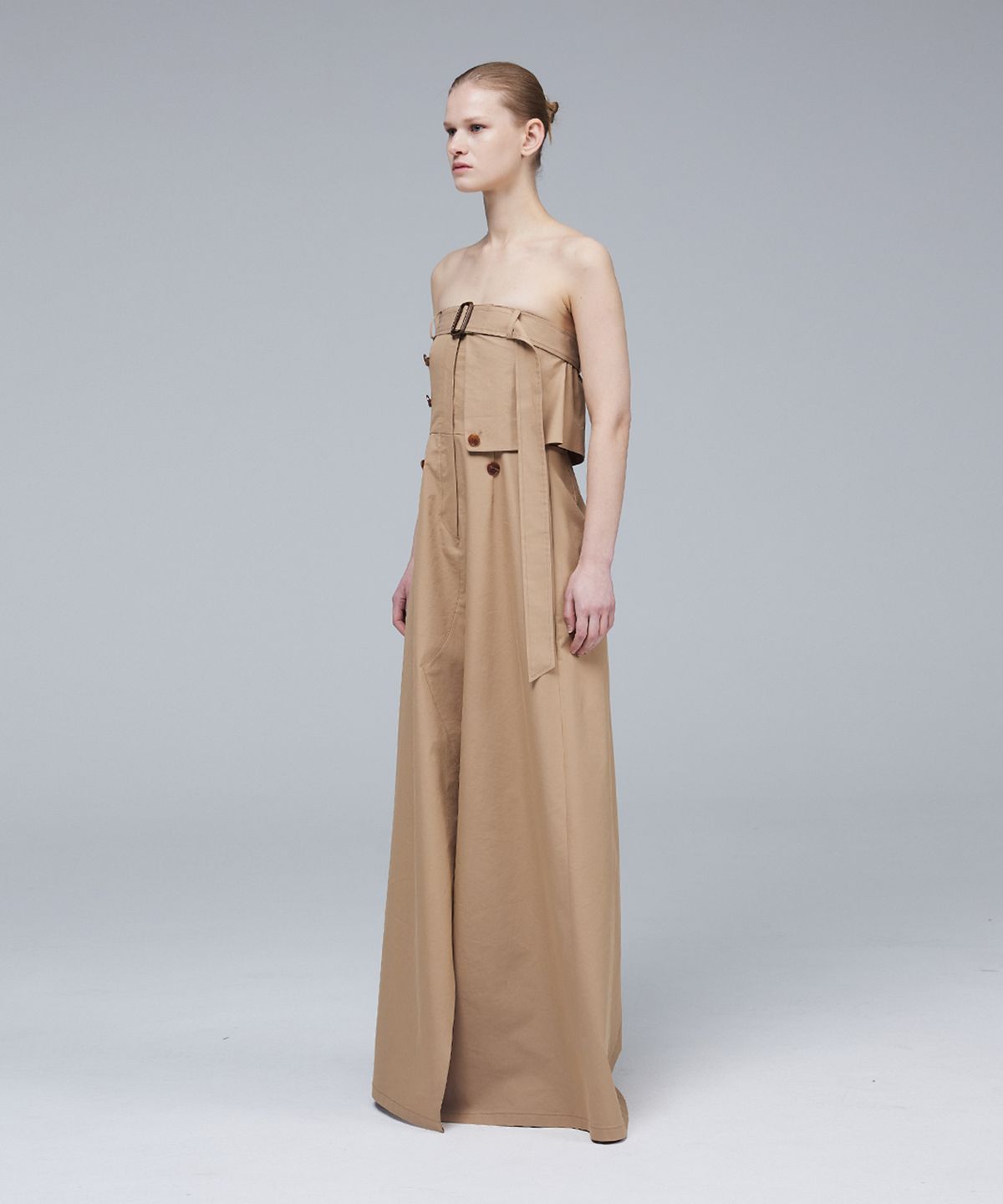 므아므(MMAM) Trench pants detail long top dress