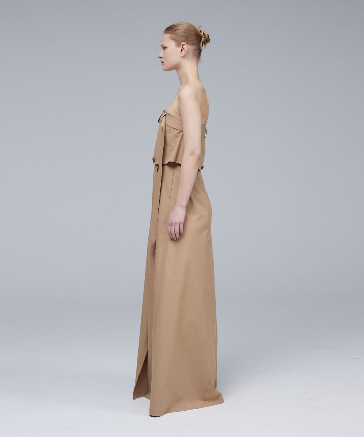 므아므(MMAM) Trench pants detail long top dress