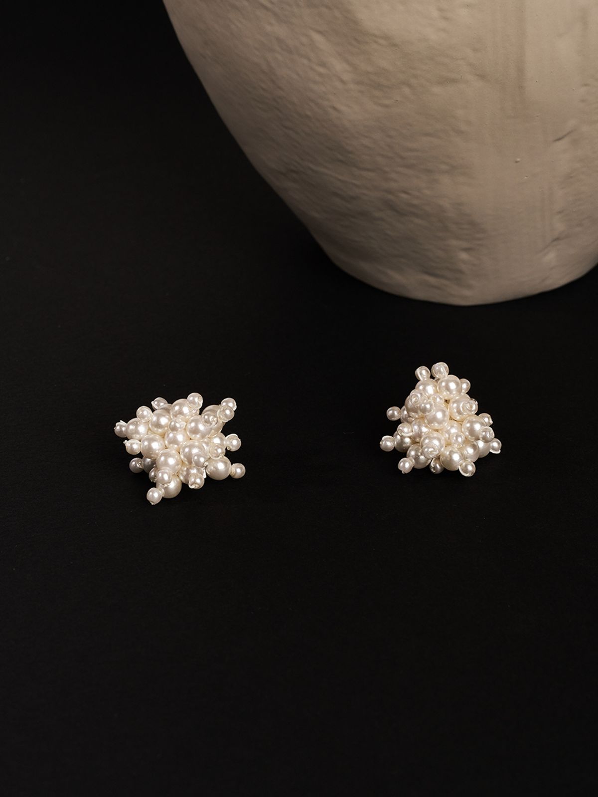 헤이(HEI) pearl firework earring
