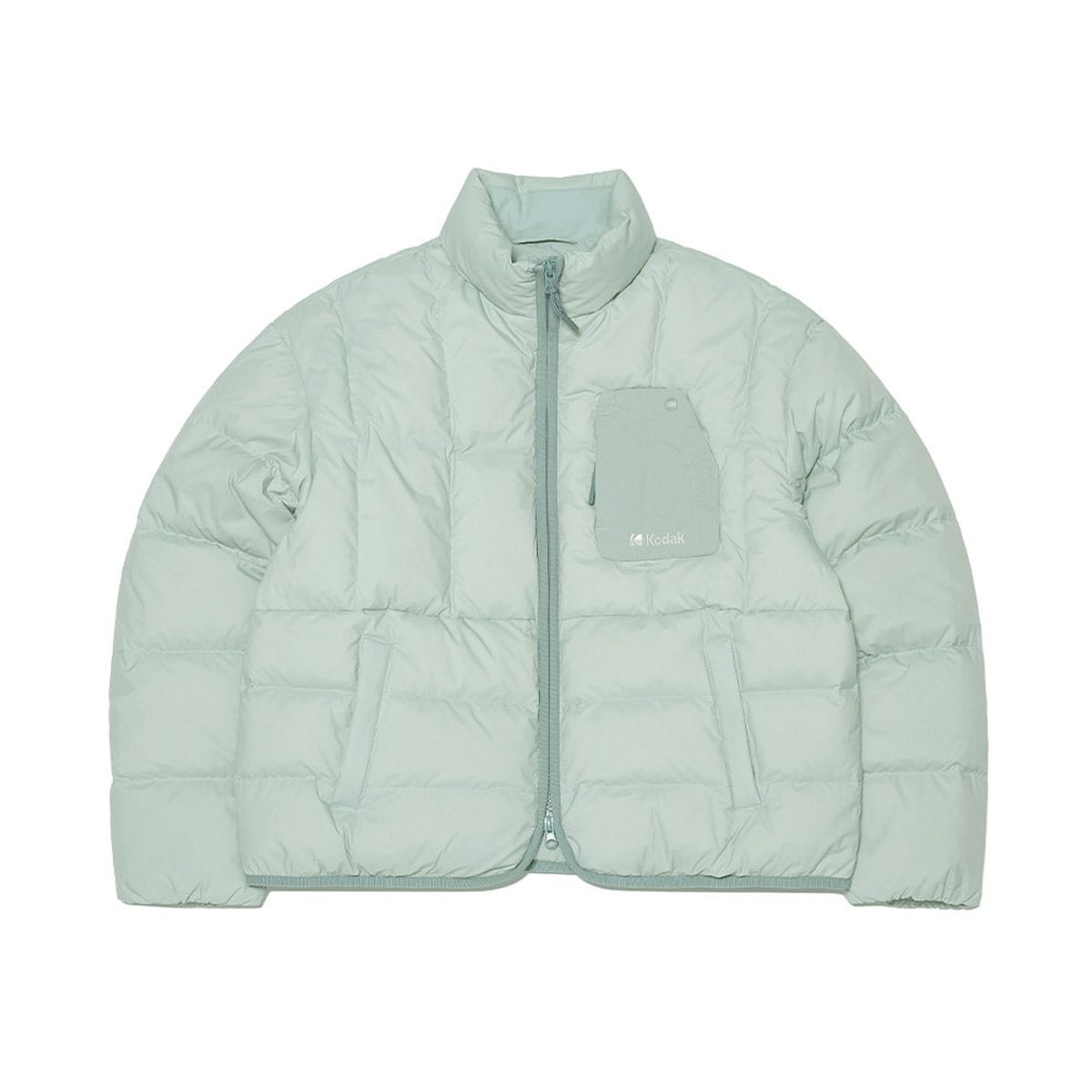 코닥(KODAK) 스탠넥 중경량 다운 자켓 우먼 MINT GREEN