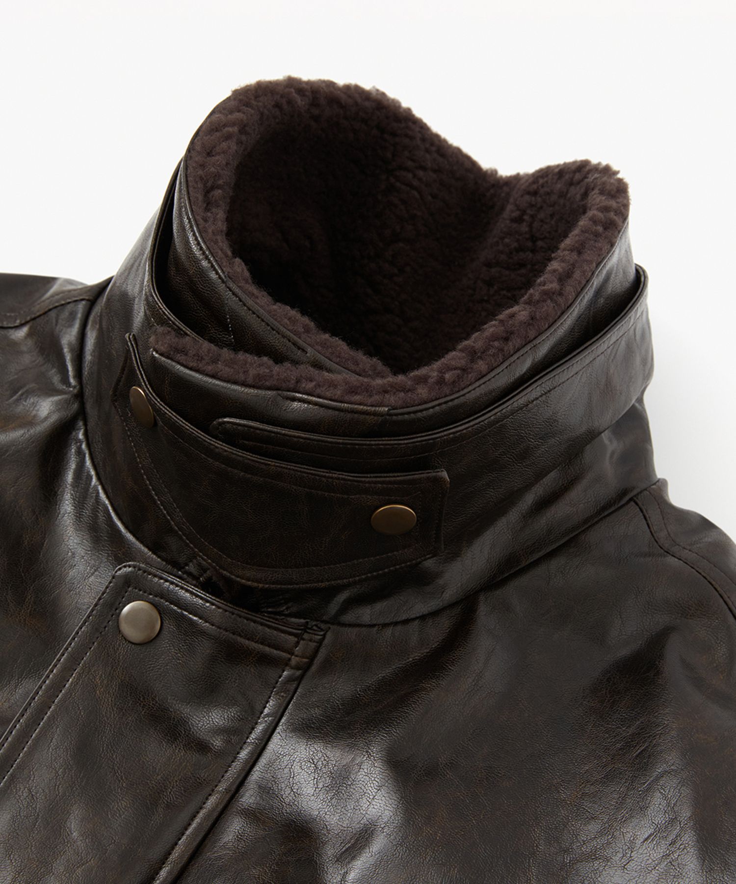 MUSINSA公式 | LEMARD Flying Mustang Jacket - Brown