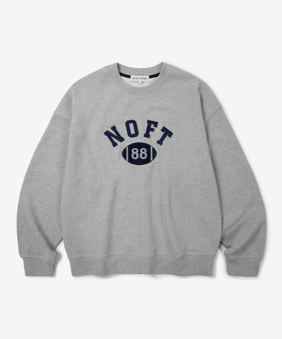 낫온리포투데이(NOT ONLY FOR TODAY) NOFT 패치워크 맨투맨 (2Color)