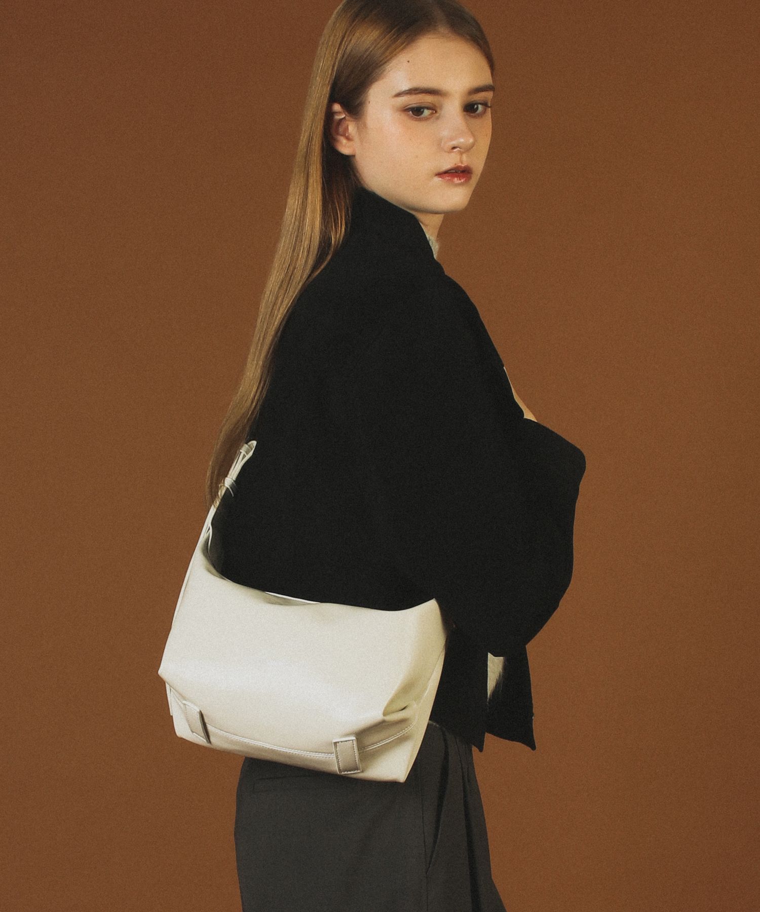 ★masmarulez★ 3way belted mini hobo bag Cream MUSINSA | MASMARULEZ 3way belted mini hobo bag Cream