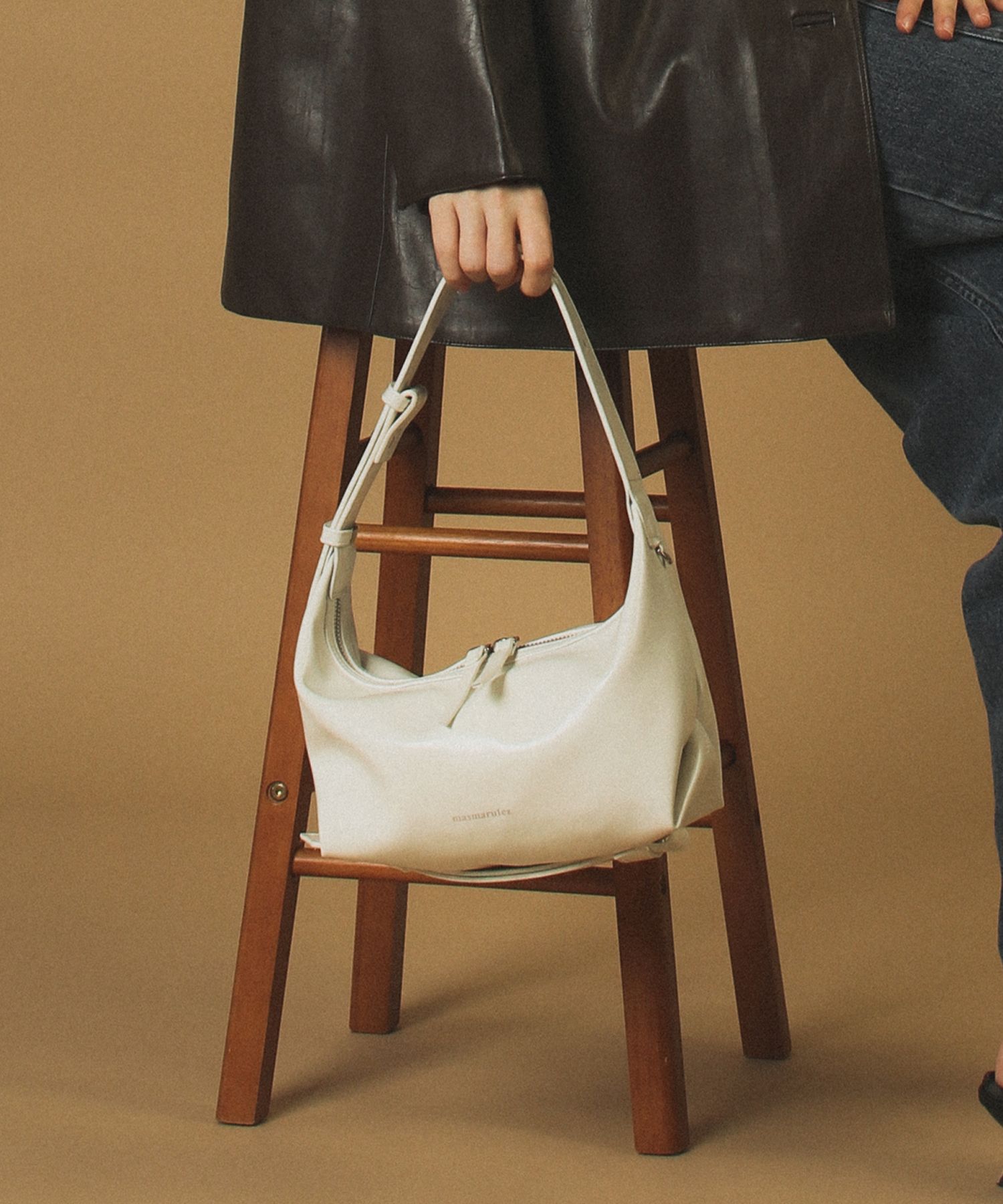 ◆masmarulez◆ 3way belted mini hobo bag Cream 5012114315 MUSINSA | MASMARULEZ 3way belted mini hobo bag Cream