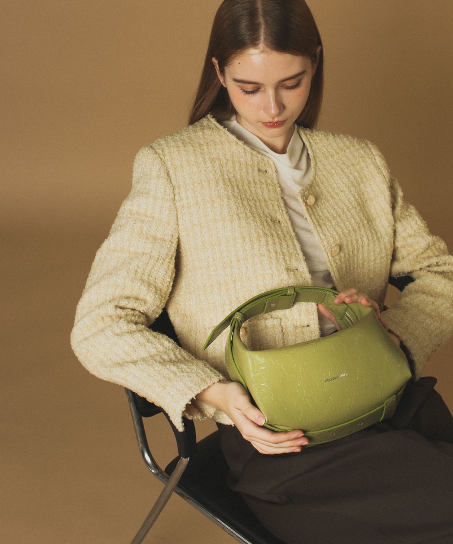 ★masmarulez★ 3way belted mini hobo bag _ Olive MUSINSA | MASMARULEZ 3way belted mini hobo bag _ Olive
