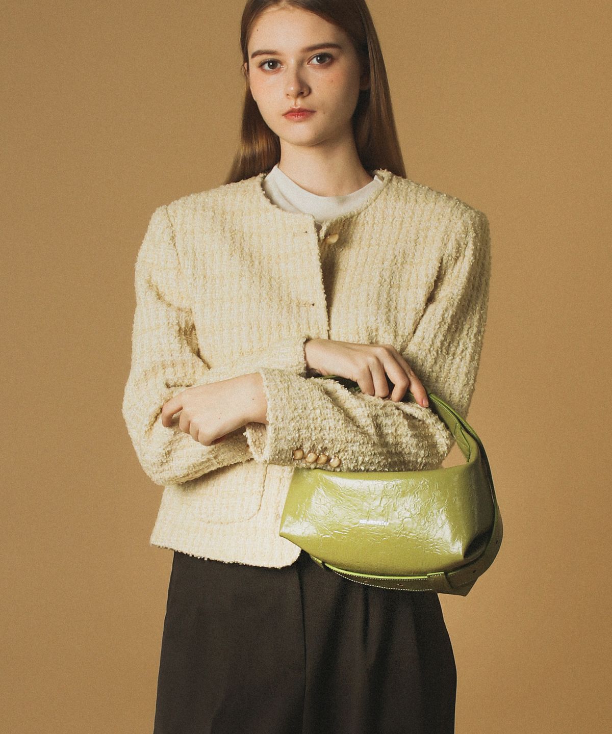 마스마룰즈(MASMARULEZ) 3way belted mini hobo bag _Olive