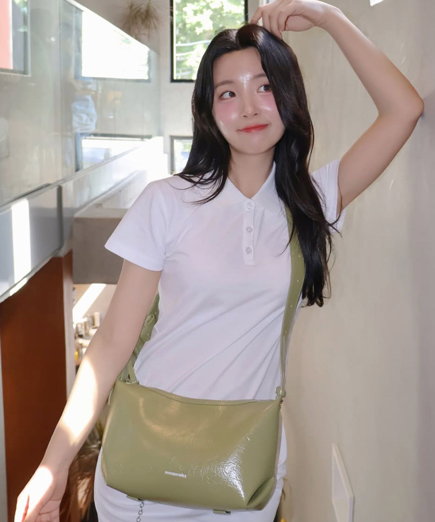 ★masmarulez★ 3way belted mini hobo bag _ Olive MUSINSA | MASMARULEZ 3way belted mini hobo bag _ Olive