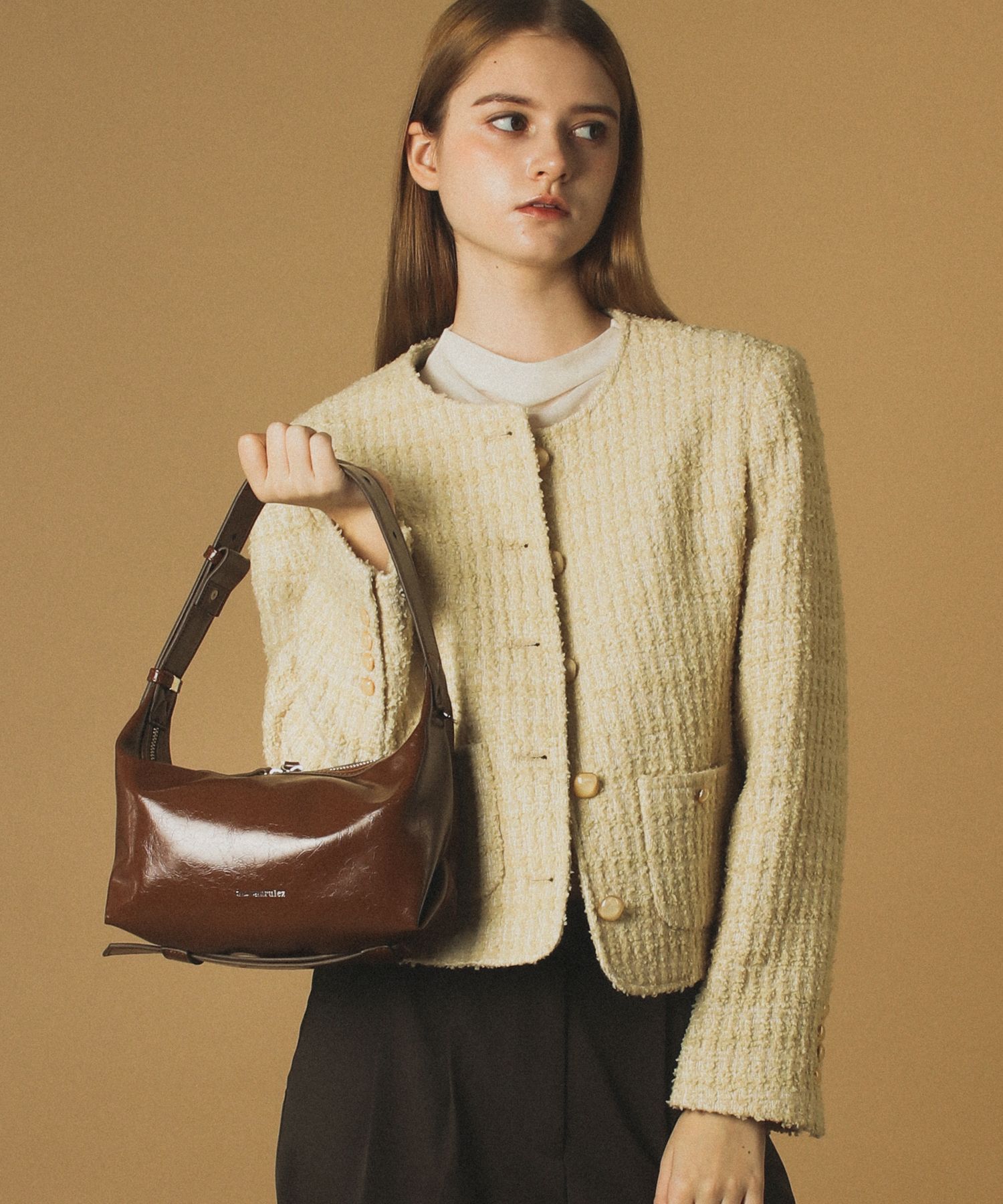 トートバッグ masmarulez 3way belted medium hobo bag Deep brown 5012114353 3way belted mini hobo bag _ Brown masmarulez官方網站