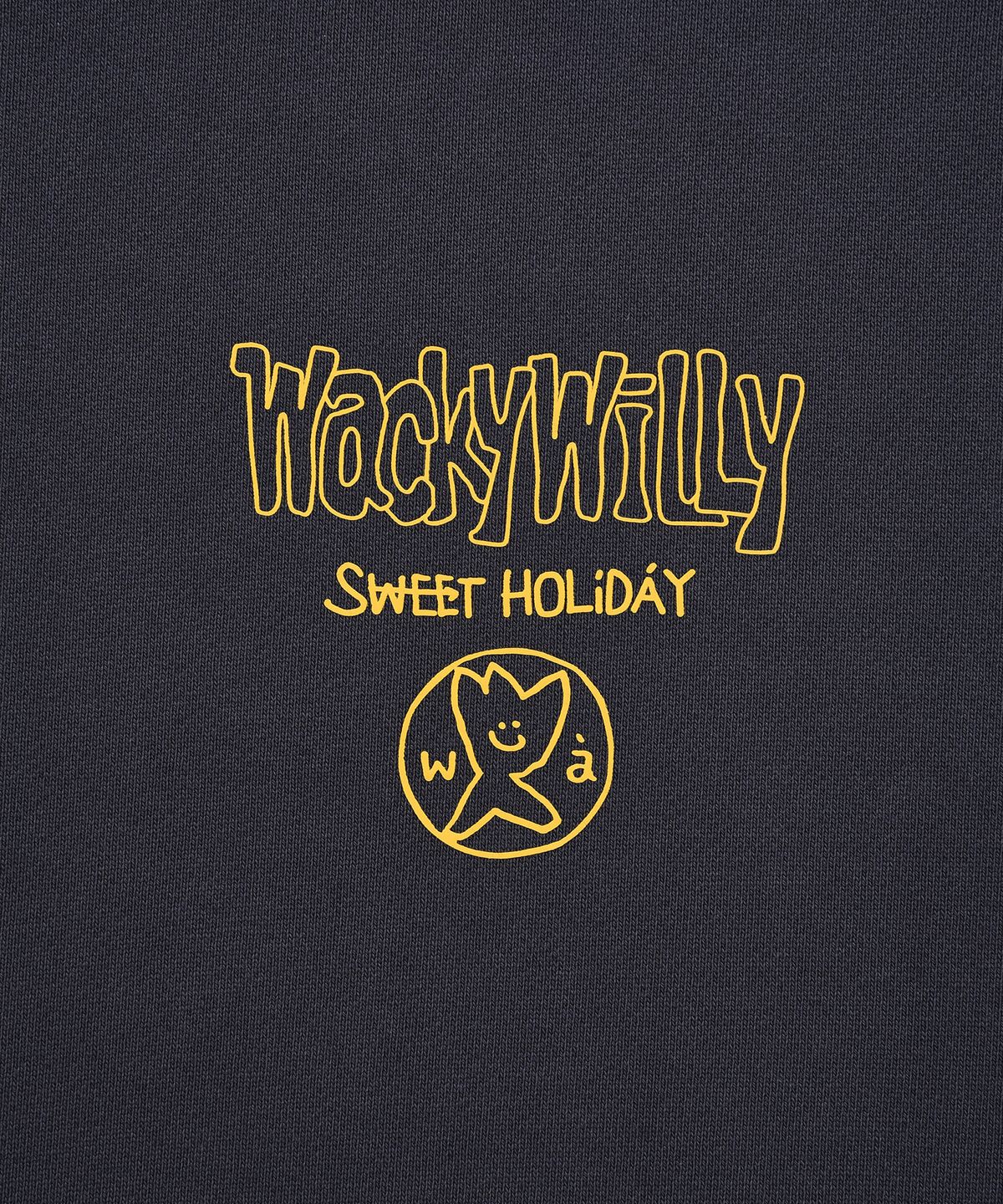 와키윌리(WACKY WILLY) 픽쳐 그래픽 맨투맨 네이비