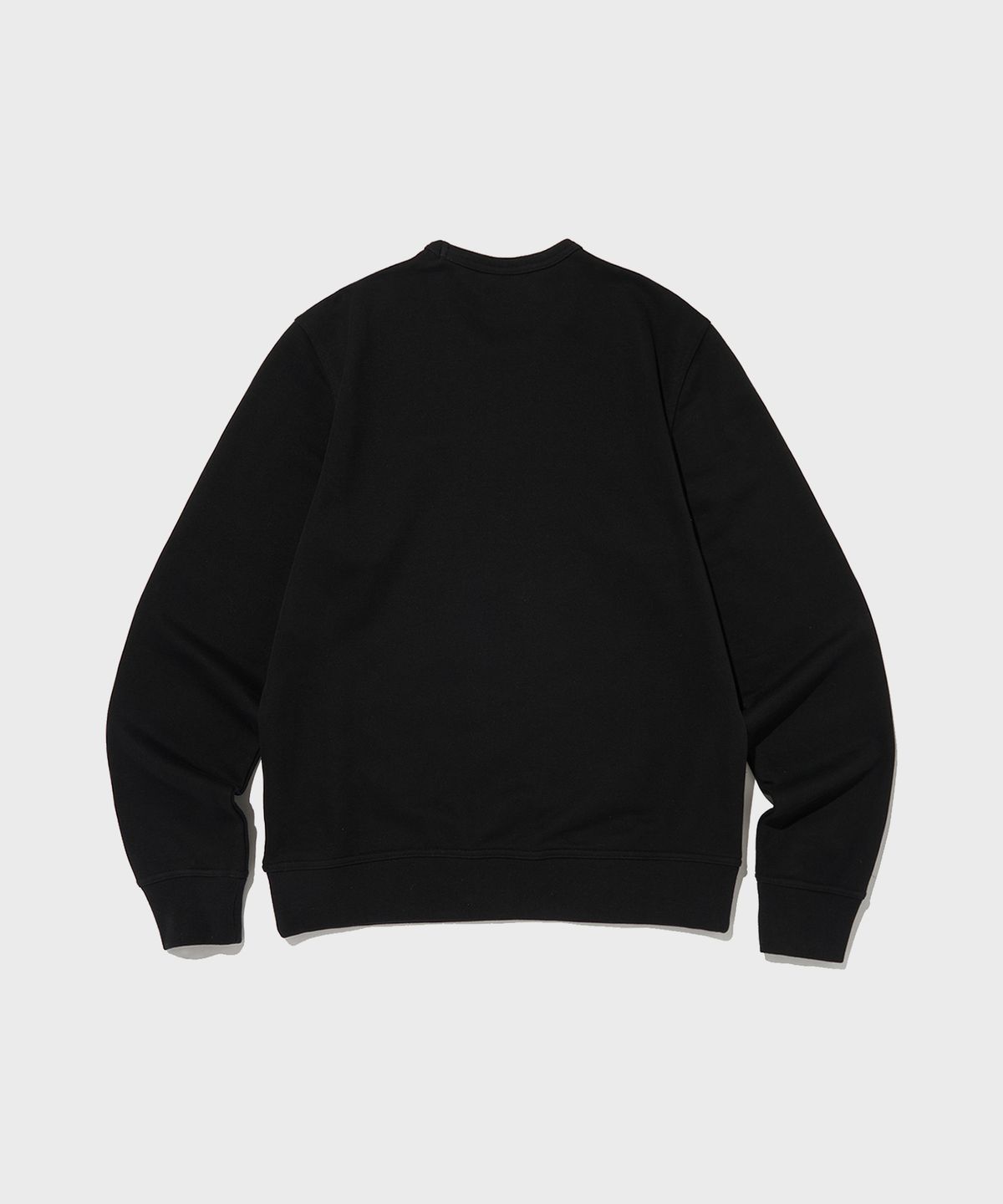 챔피온(CHAMPION) 스몰 스크립트 로고 크루넥 스웨트셔츠 Black