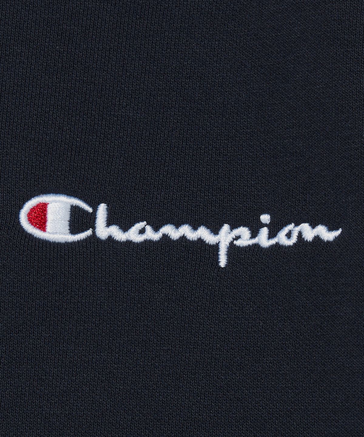 챔피온(CHAMPION) 스몰 스크립트 로고 크루넥 스웨트셔츠 Normal Navy