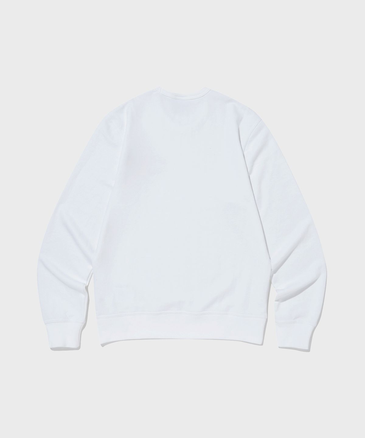 챔피온(CHAMPION) 스몰 스크립트 로고 크루넥 스웨트셔츠 White