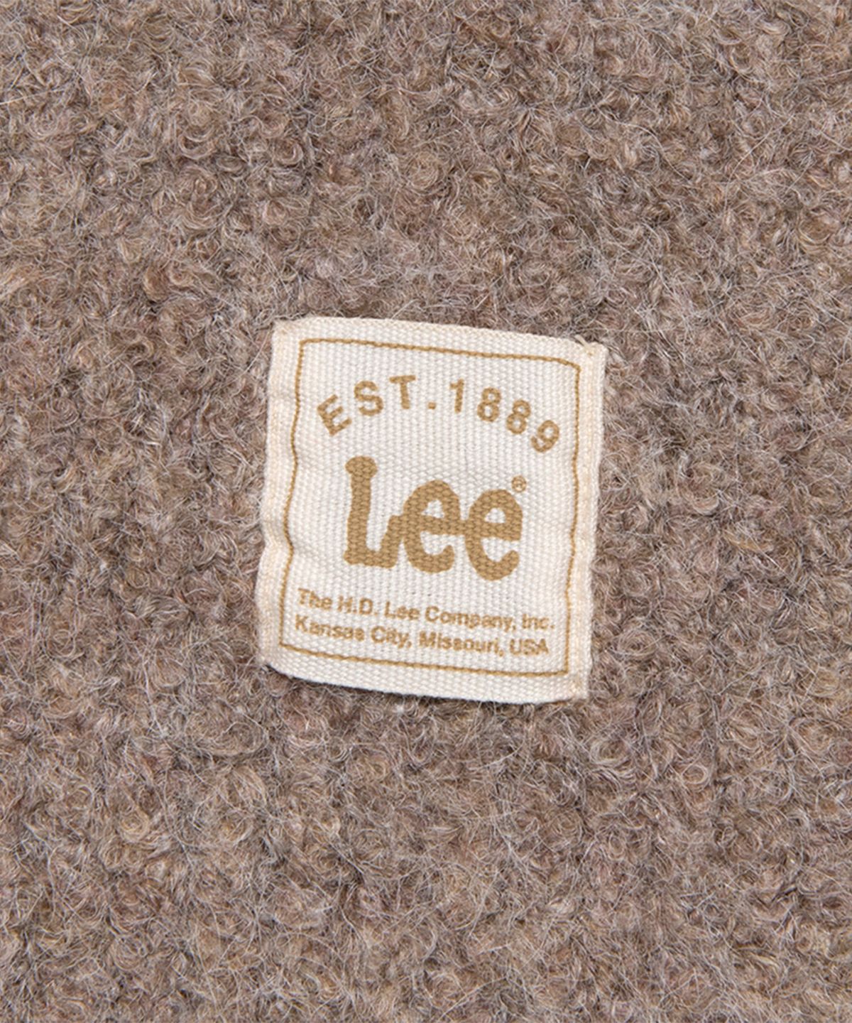 리 키즈(LEE KIDS) 트위치 라벨 머플러 그레이 LK2404MU02GR