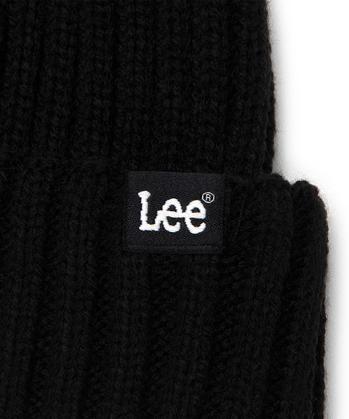 리 키즈(LEE KIDS) 스몰 트위치 로고 비니 블랙 LK2404BN02BK