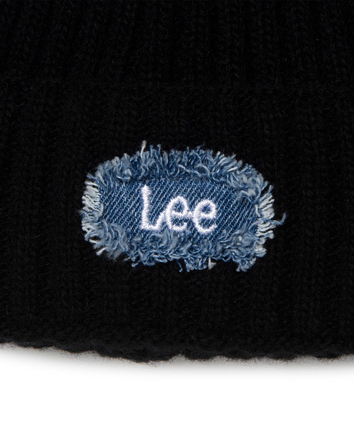 리 키즈(LEE KIDS) 데님패치 숏비니 블랙 LK2404BN06BK