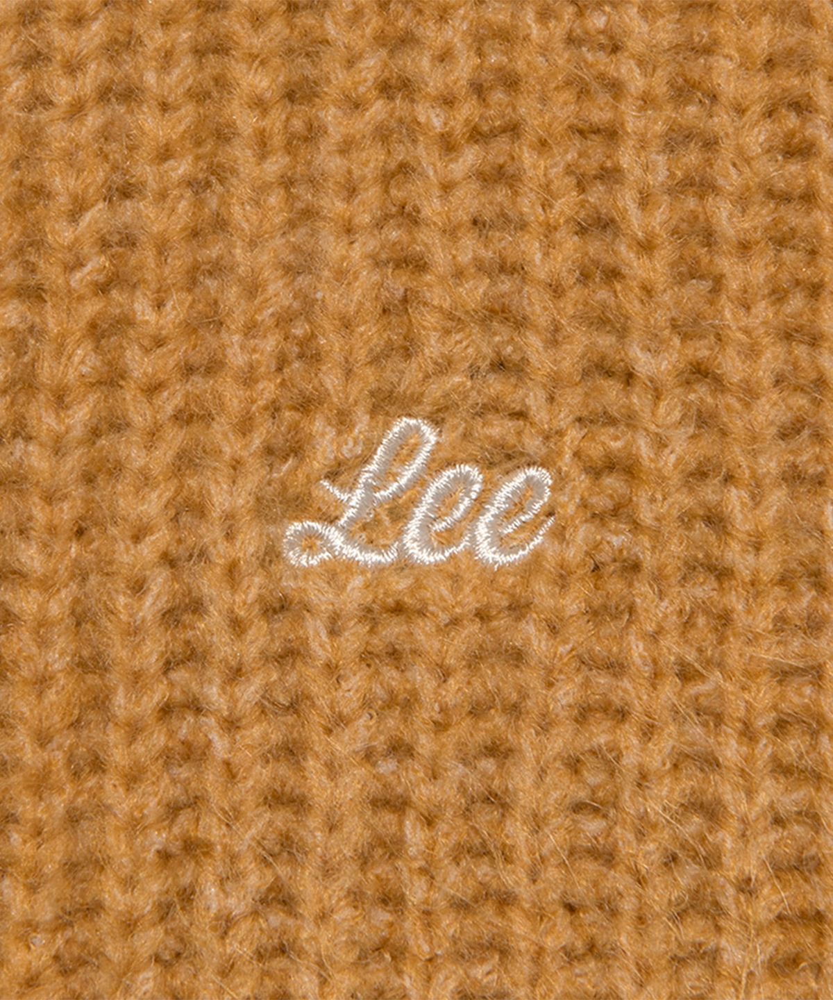리 키즈(LEE KIDS) 레귤러핏 라운드 니트 가디건 머스타드 LK2404CD71MU
