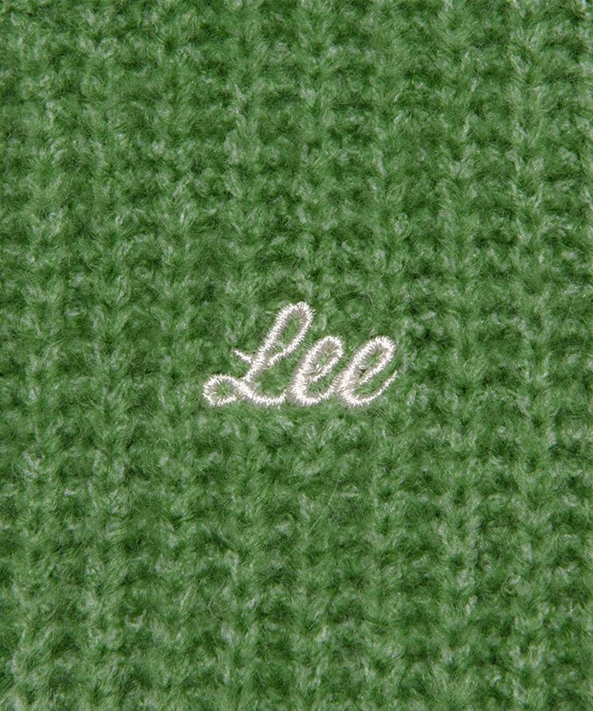 리 키즈(LEE KIDS) 레귤러핏 라운드 니트 가디건 그린 LK2404CD71GN