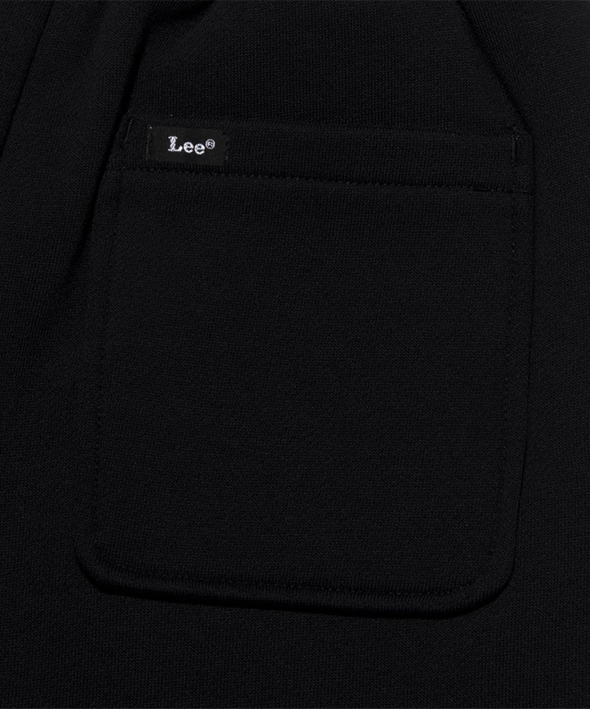 리 키즈(LEE KIDS) 트위치 자수 루즈핏 기모 조거팬츠 블랙 LK2404JP13BK