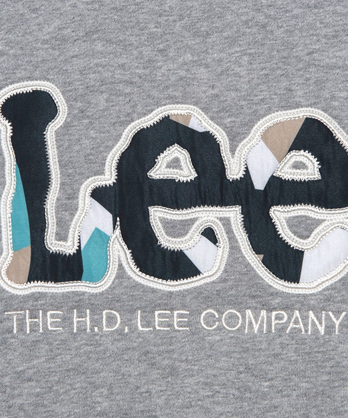 리 키즈(LEE KIDS) 카모 트위치 오버핏 기모 스웨트셔츠 멜란지그레이 LK2404CR40MG