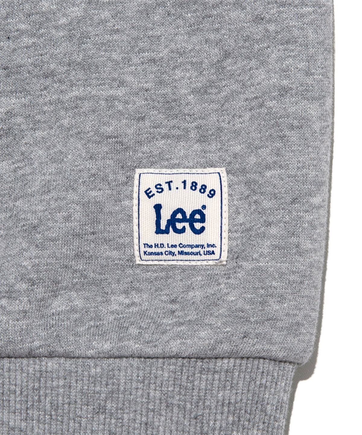 리 키즈(LEE KIDS) 카모 트위치 오버핏 기모 스웨트셔츠 멜란지그레이 LK2404CR40MG