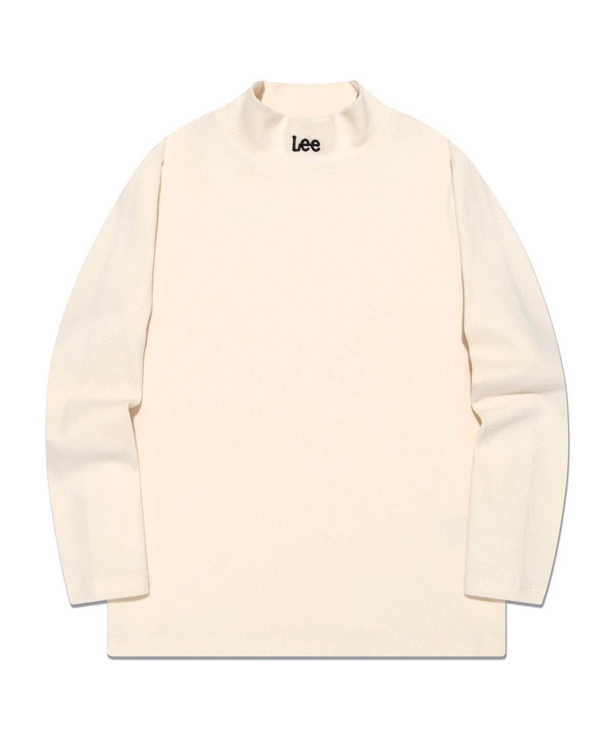 리 키즈(LEE KIDS) 반목 로고 자수 레귤러핏 티셔츠 아이보리 LK2404LT04IV