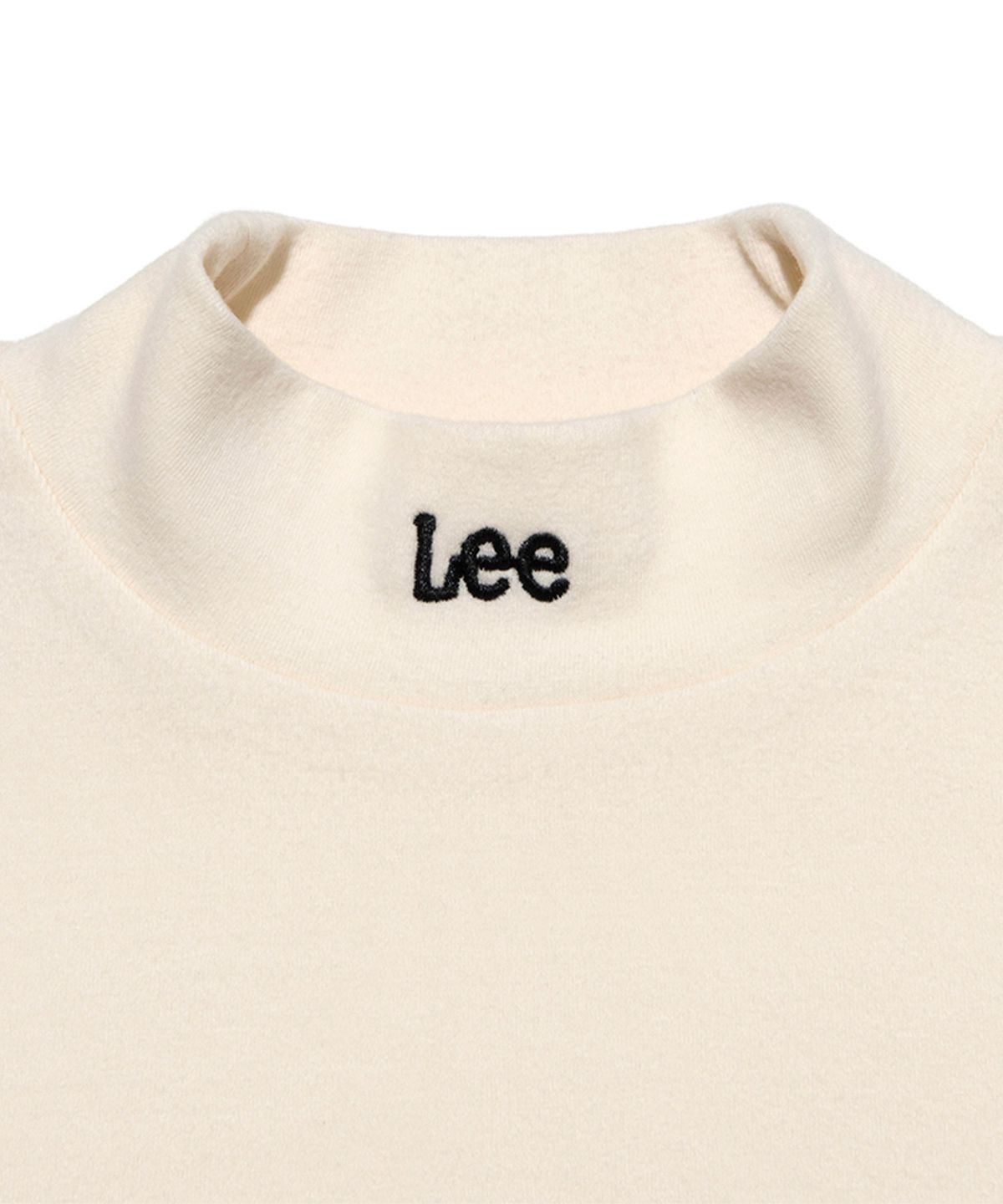 리 키즈(LEE KIDS) 반목 로고 자수 레귤러핏 티셔츠 아이보리 LK2404LT04IV