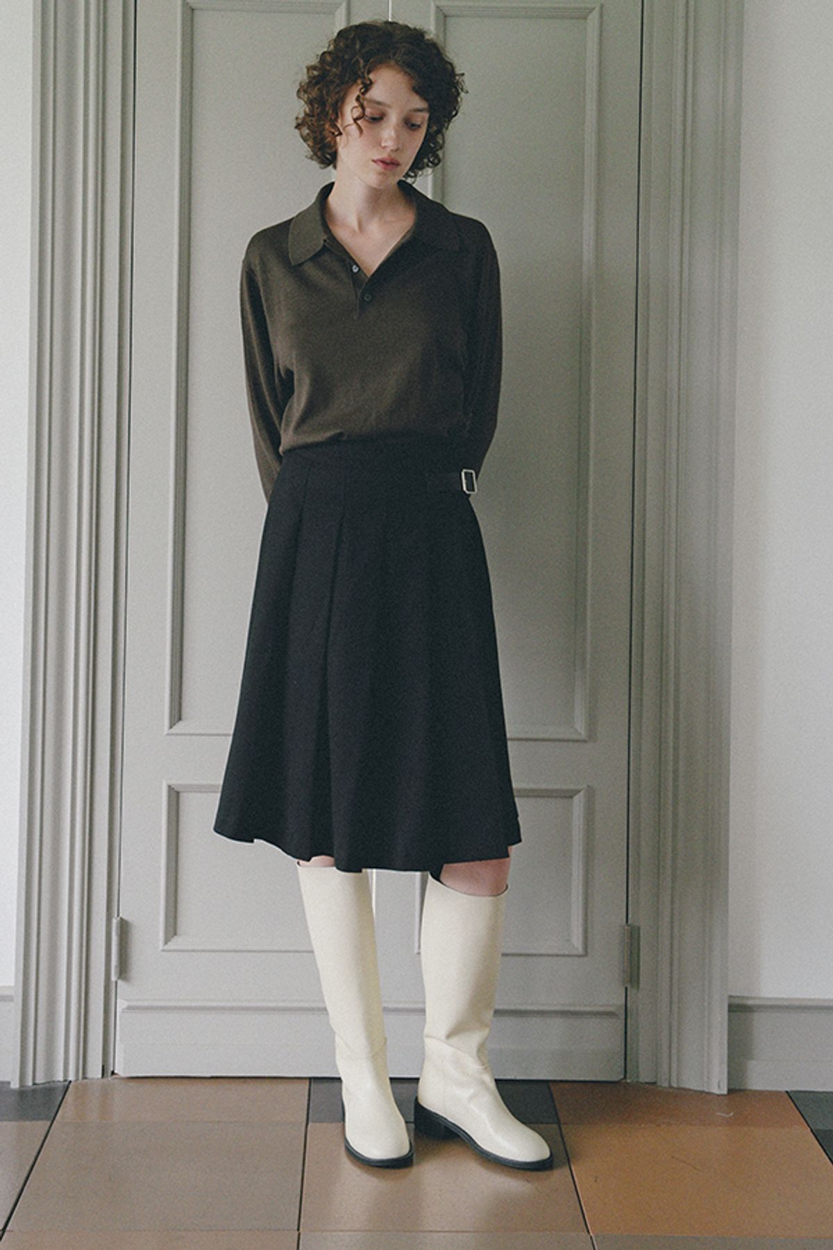 더 클로이스터(THECLOISTER) 미니멀 롱 부츠 (3 COLORS)