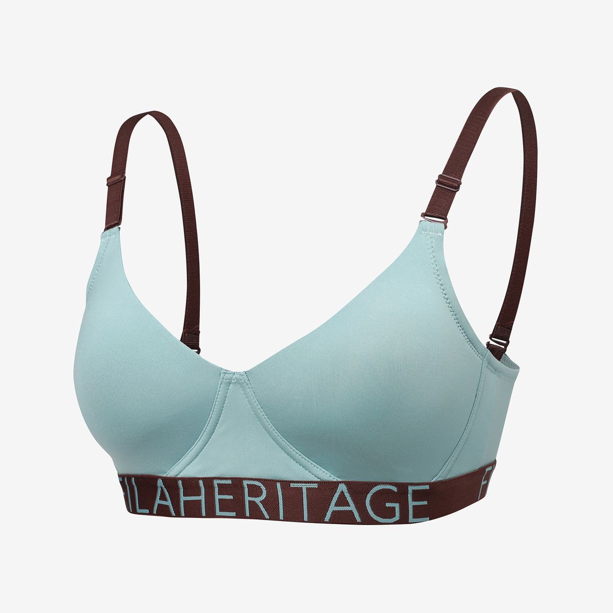 휠라언더웨어(FILA UNDERWEAR) 아웃핏 시즈널 배색 노와이어 브라(FI4BAG3446FGTL)
