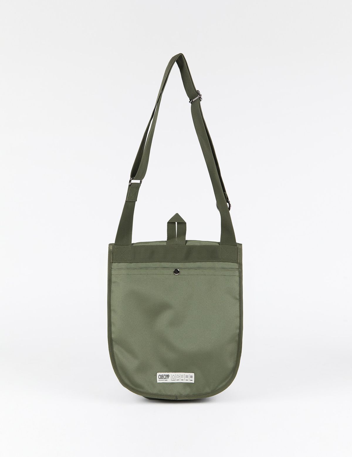 큐클리프(CUECLYP) [HOWOE] Tri-Pocket Messenger Bag _ M (Khaki)