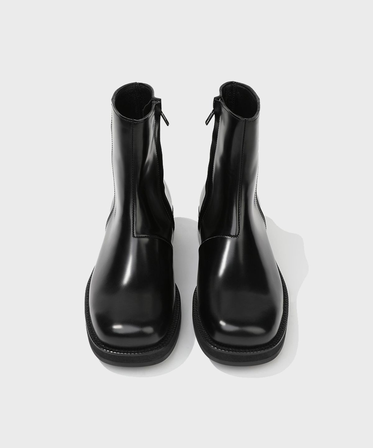 피렌체 아뜨리에(FIRENZE ATELIER) [비브람] Nobo_볼드쉐입 히든 집업 부츠 3500 [BLACK BOX]