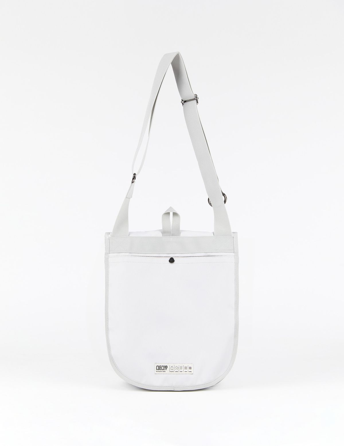 큐클리프(CUECLYP) [HOWOE] Tri-Pocket Messenger Bag _ M (Light Gray)