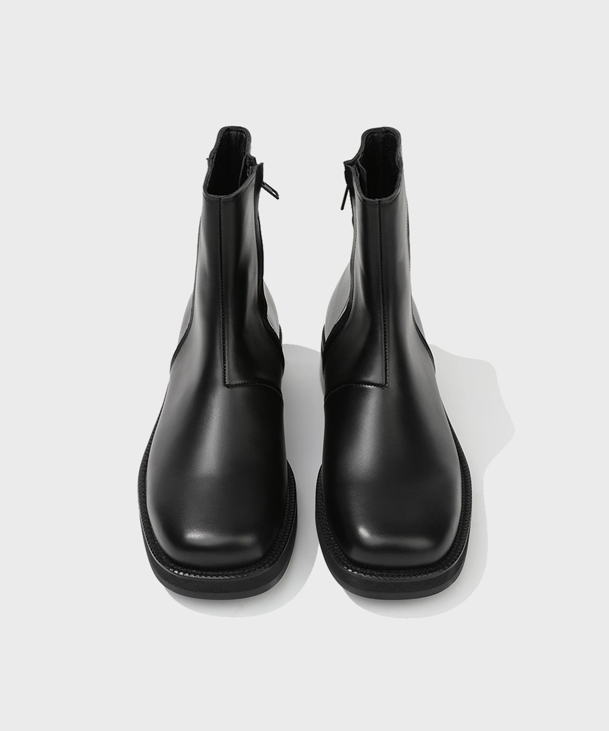 피렌체 아뜨리에(FIRENZE ATELIER) [비브람] Nobo_볼드쉐입 히든 집업 부츠 3500 [BLACK FG]