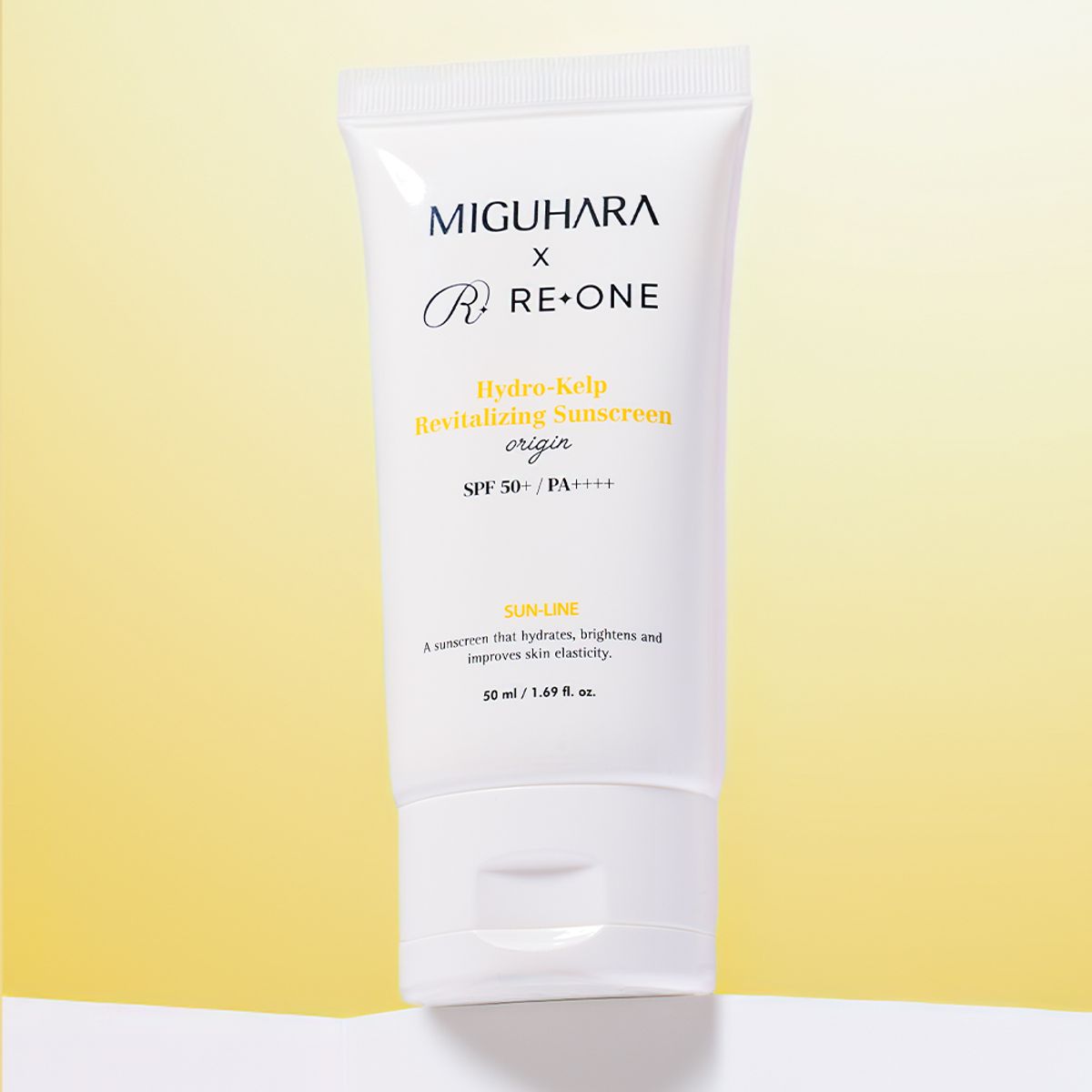 미구하라(MIGUHARA) 하이드로-켈프 리바이탈라이징 선스크린 오리진 SPF50+/PA++++ 50ml