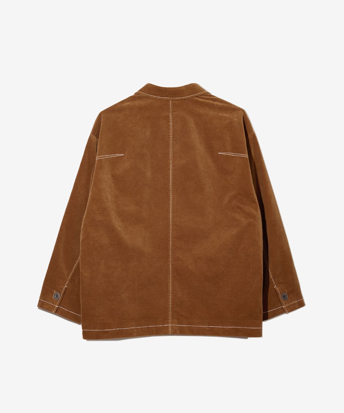 논타입(NONTYPE) OUT LAYERED MOLESKIN JACKET (CAMEL)