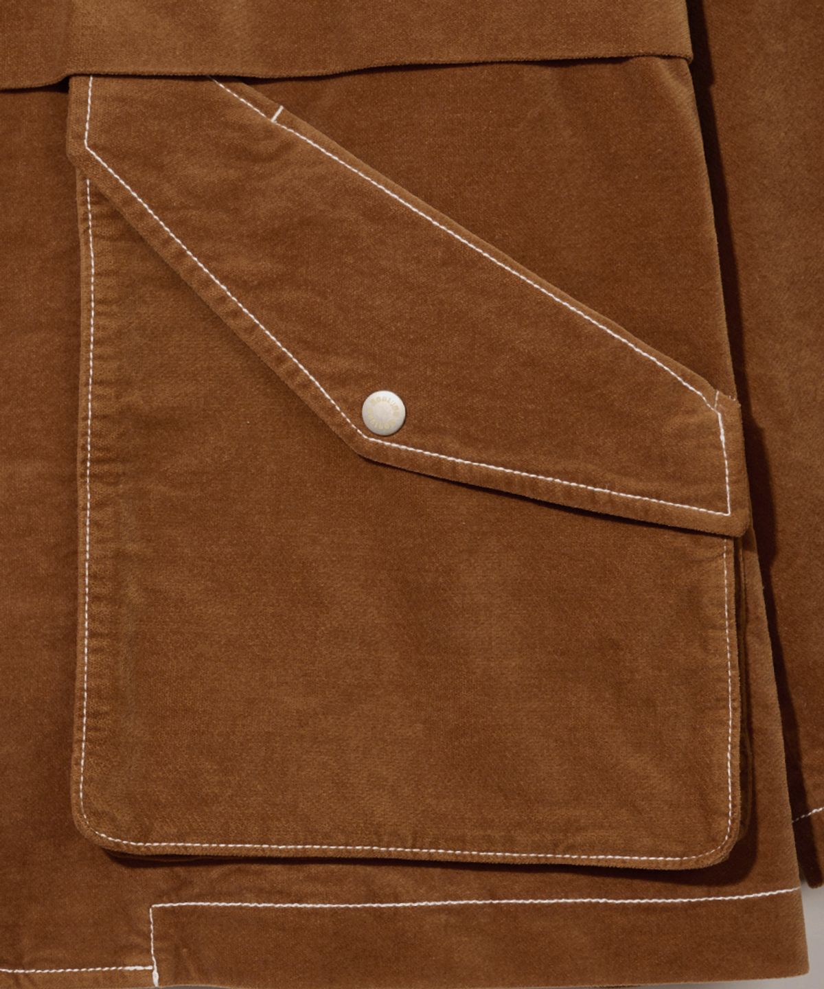 논타입(NONTYPE) OUT LAYERED MOLESKIN JACKET (CAMEL)